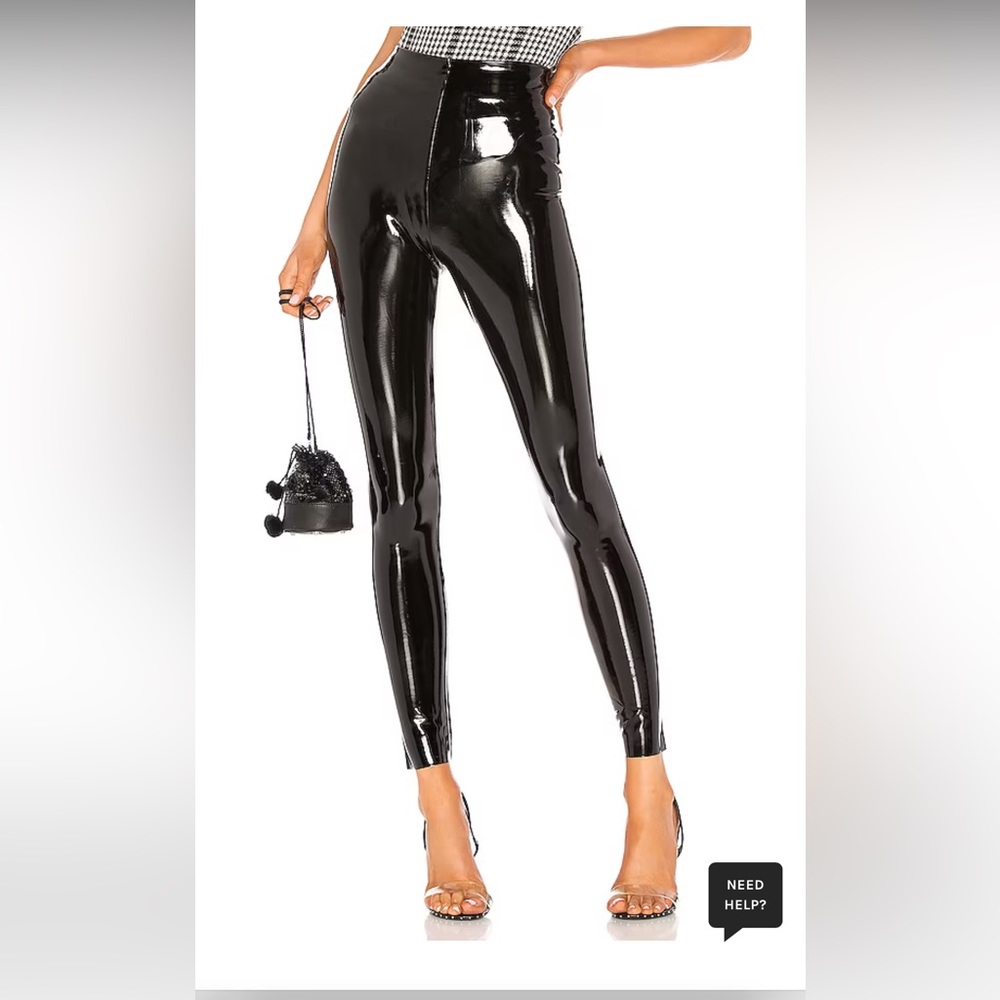 Commando Perfect Control Patent Leather Legging in Black